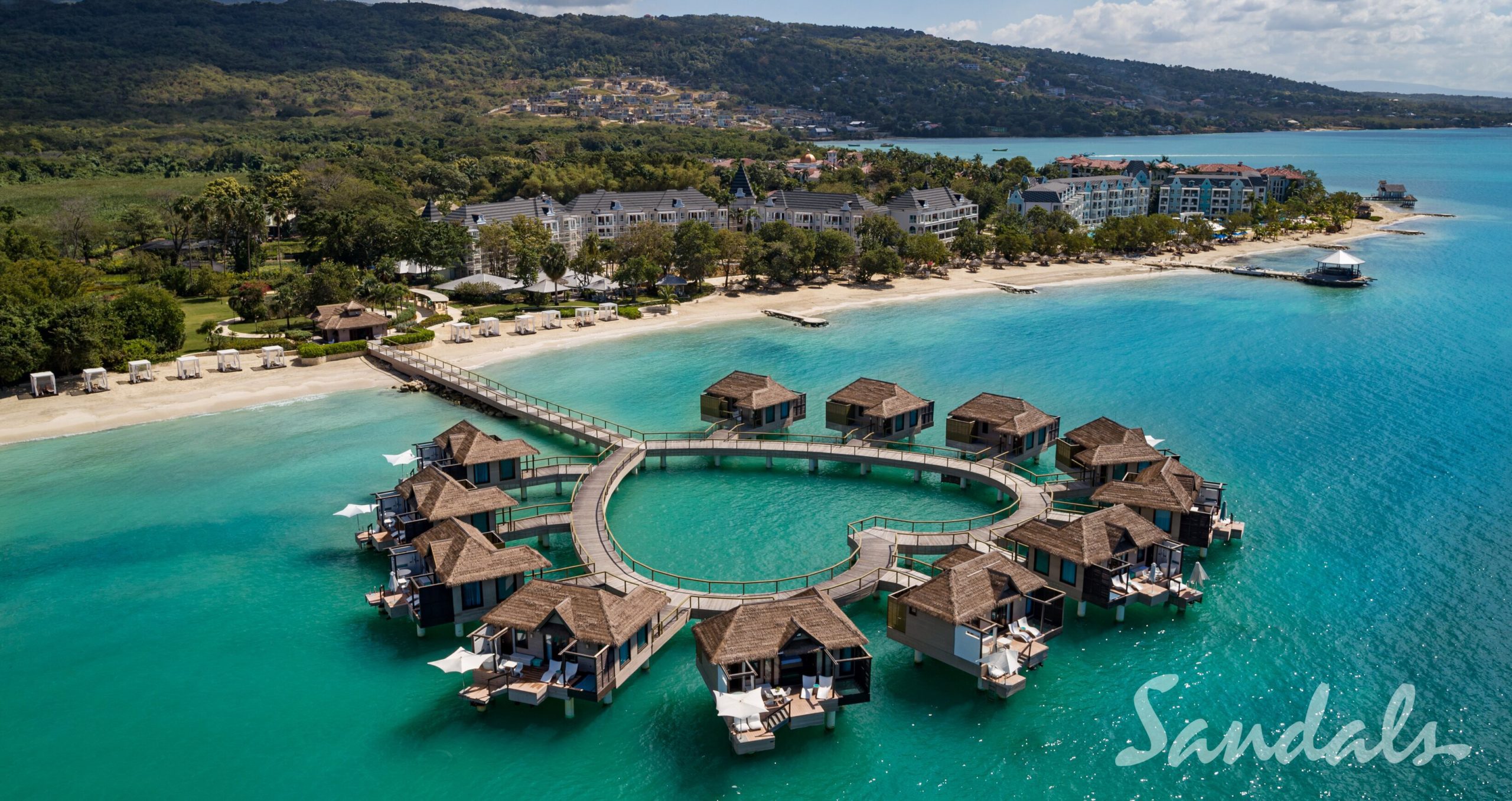 Sandals over the water villas
