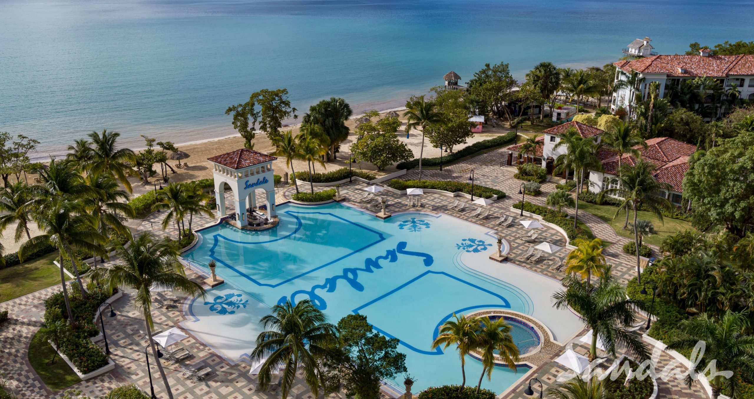 Sandals South Coast Jamaica pool