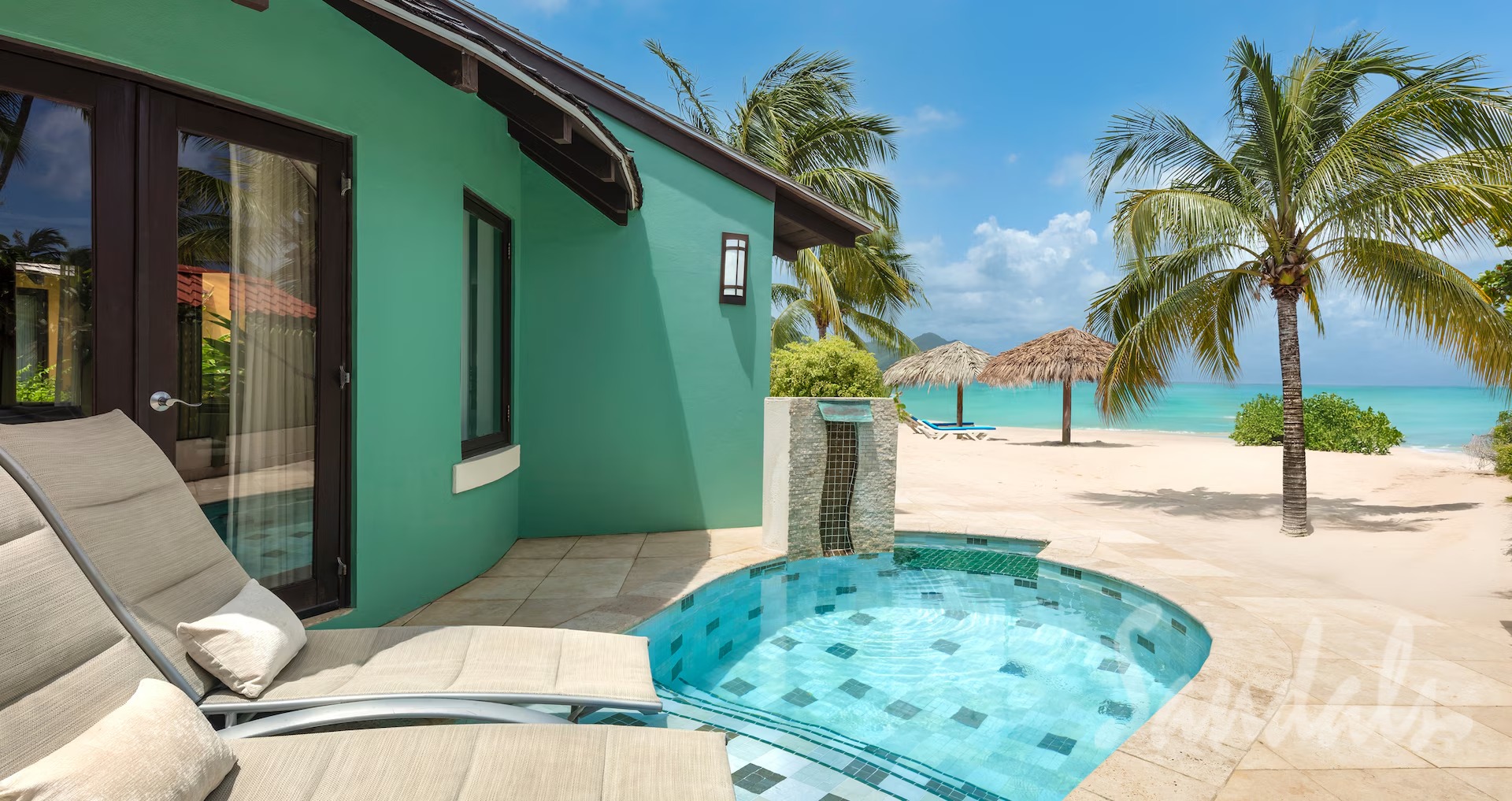 Accommodations at Sandals St Lucia Grande Resort