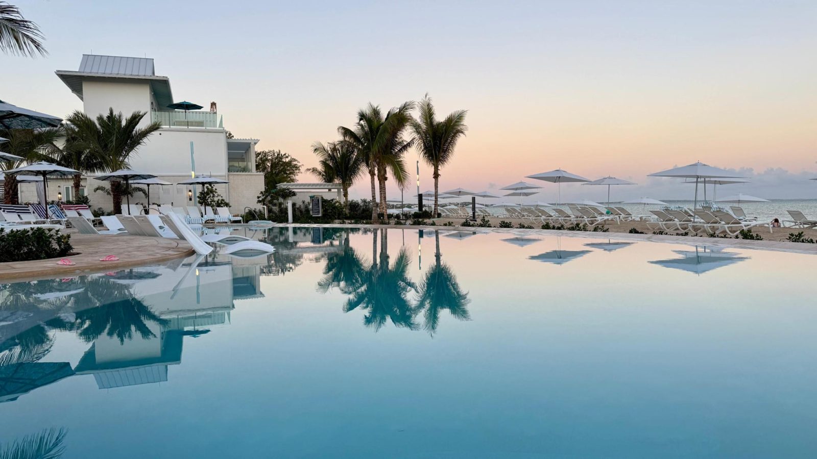 Pool and beachfront at Beaches Turks and Caicos on Grace Bay