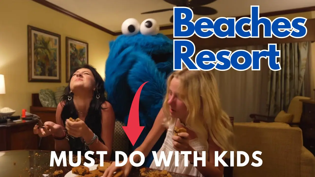 Sesame Street character event for kids at Beaches Resorts