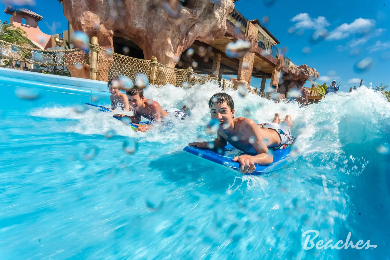 Waterslides at the Beaches Turks and Caicos waterpark
