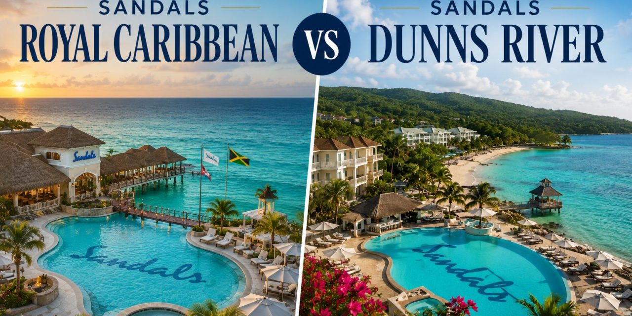 Sandals Royal Caribbean vs Sandals Dunn’s River (2026): Which Jamaica Sandals Should You Book?