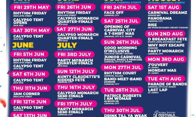 Antigua Carnival 2026 Hits Its Peak This Week: Panorama, J’ouvert & the Grand Parade