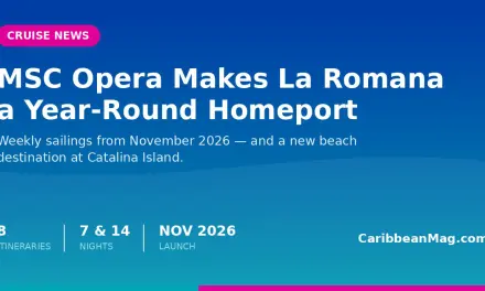 MSC Opera Makes La Romana a Year-Round Homeport in November — With a New Beach at Catalina Island